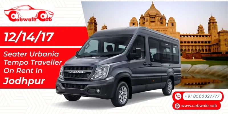 Force Urbania Tempo Traveller on rent in Jodhpur